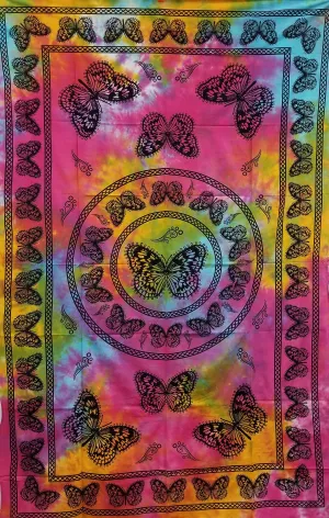 Tapestry - Butterfly - Tie Dye