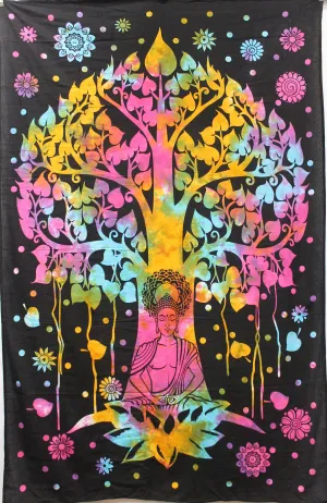 Tapestry - Multi Tree Buddha