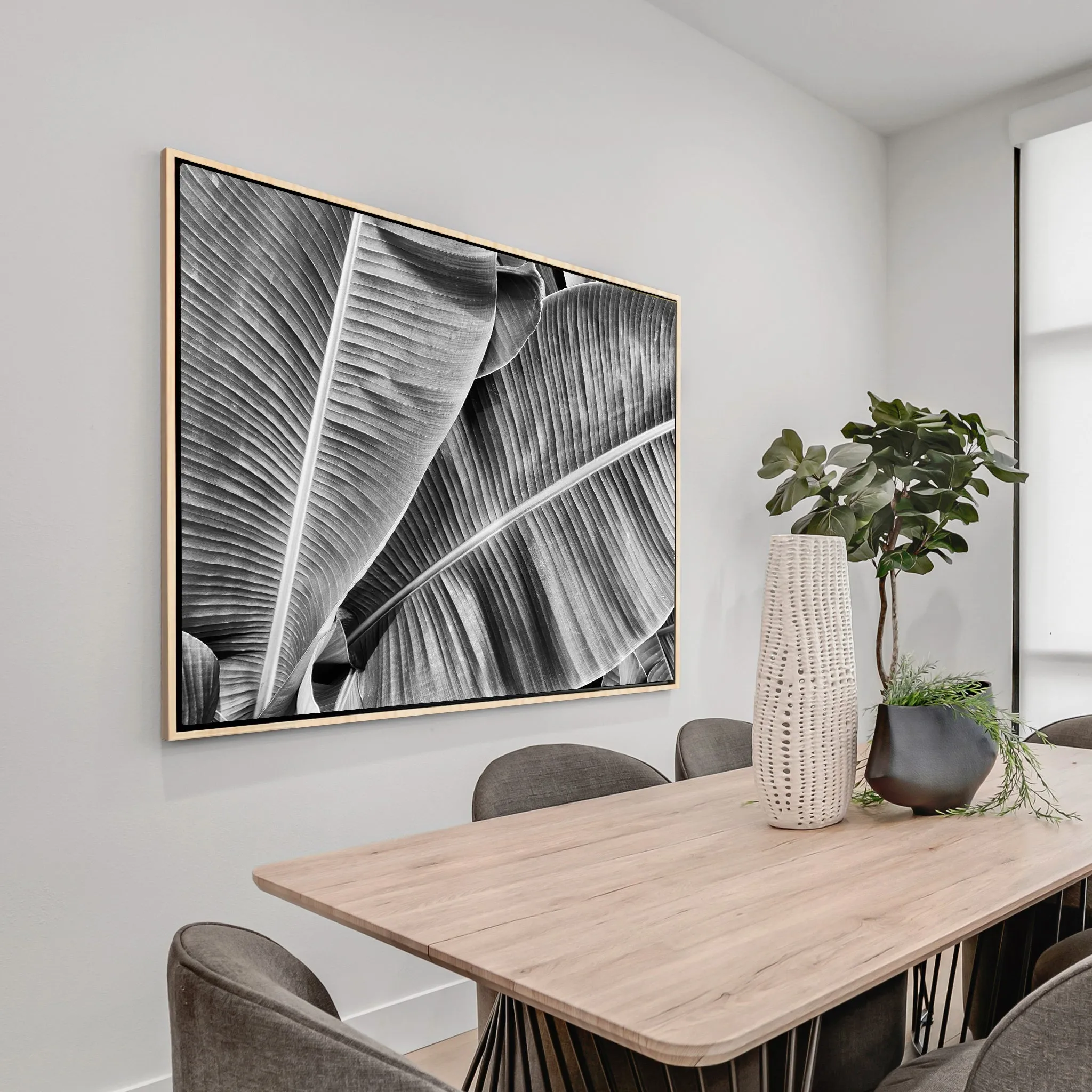 Tropical Banana Palm Custom Art