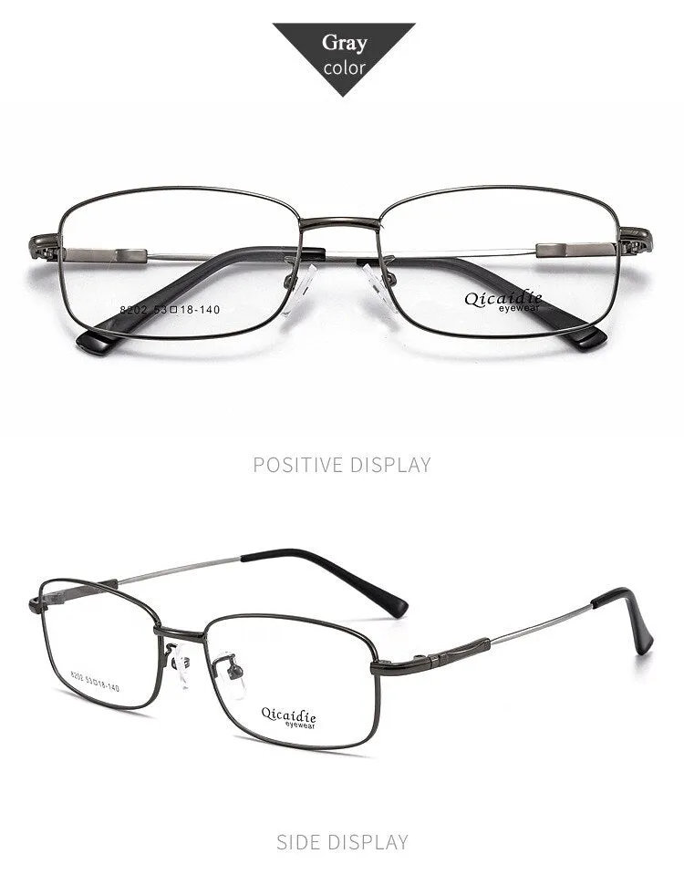 Unisex Full Rim Memory Alloy Frame Eyeglasses S8202