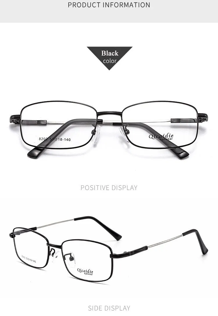 Unisex Full Rim Memory Alloy Frame Eyeglasses S8202