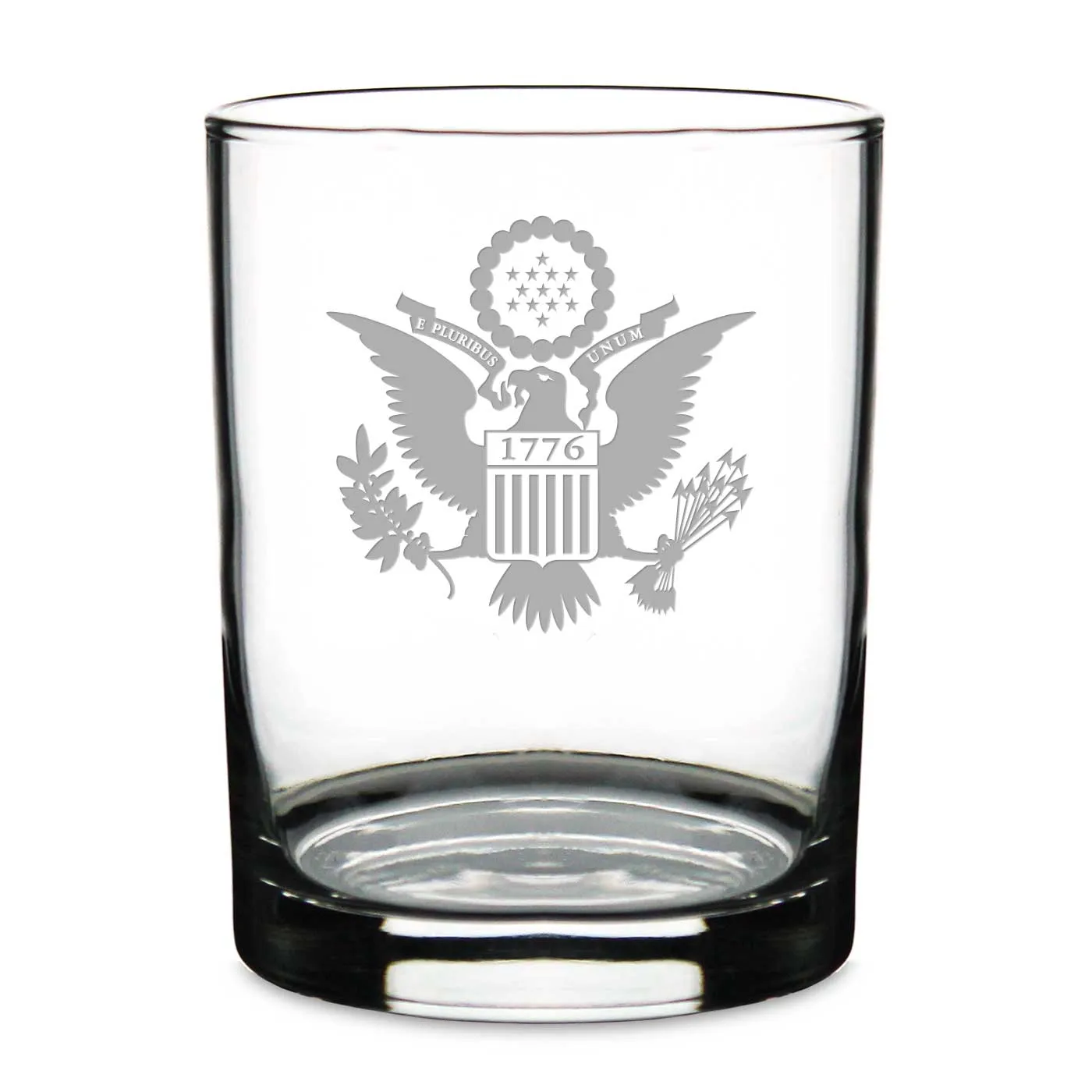 U.S. 1776 Eagle Personalized 14 oz. Double Old Fashioned Glass
