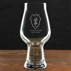 US Army 'Build Your Glass' Personalized 18.25 oz. Luigi Bormioli IPA Glass