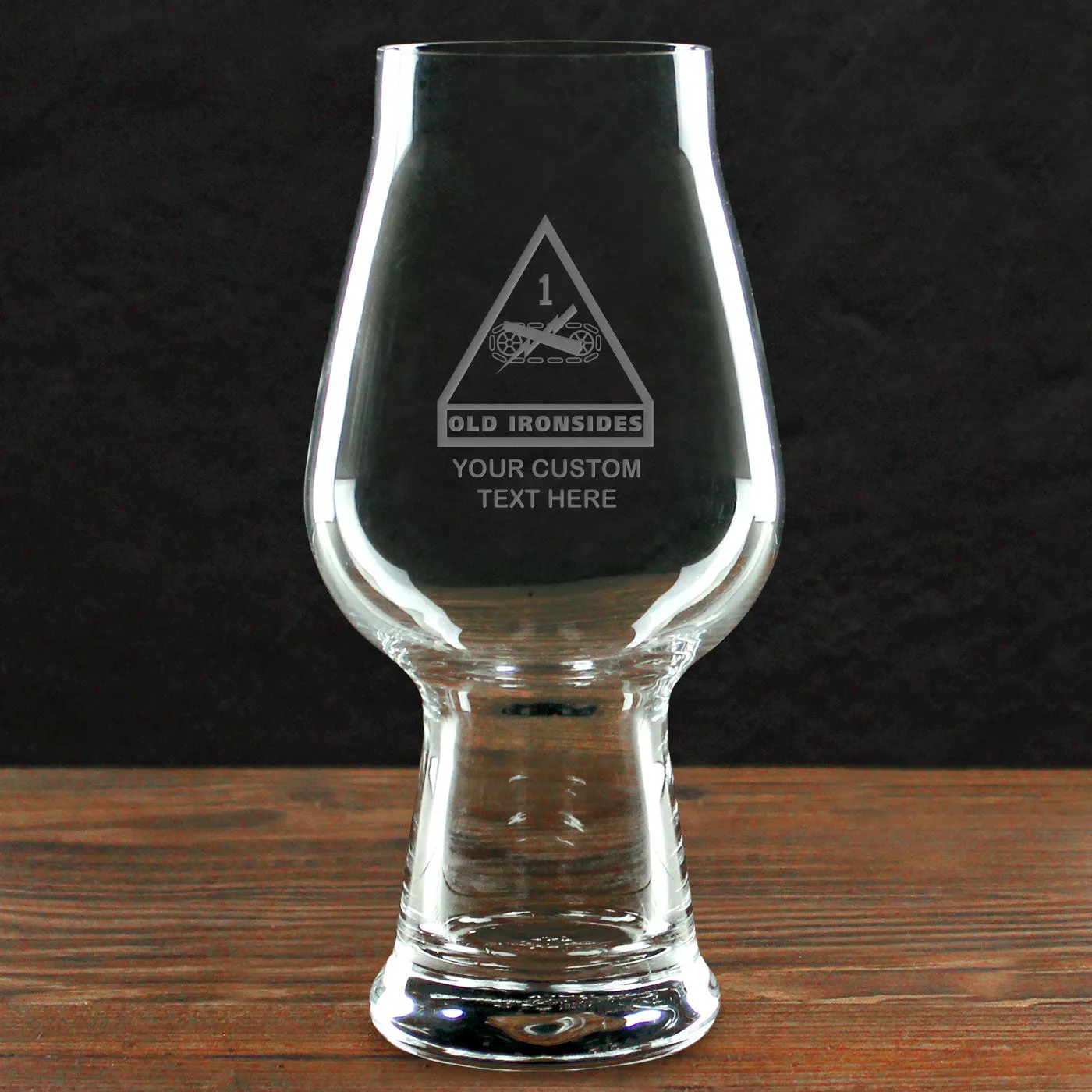 US Army 'Build Your Glass' Personalized 18.25 oz. Luigi Bormioli IPA Glass
