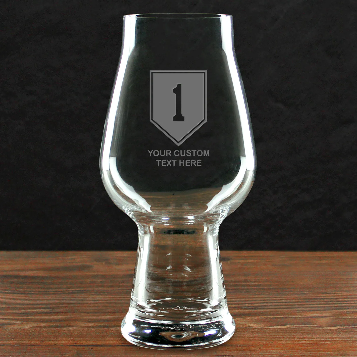 US Army 'Build Your Glass' Personalized 18.25 oz. Luigi Bormioli IPA Glass