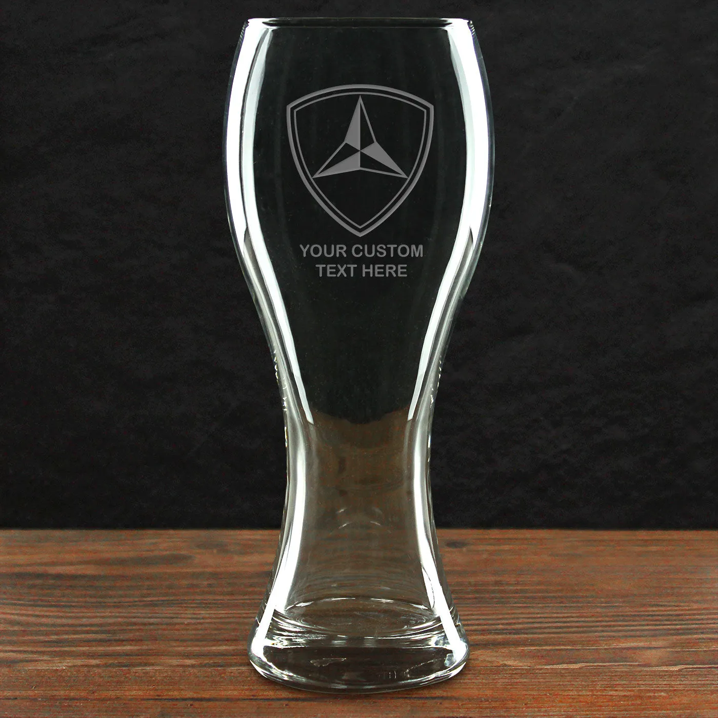 USMC 'Build Your Glass' Personalized 23 oz. Giant Pilsner Glass