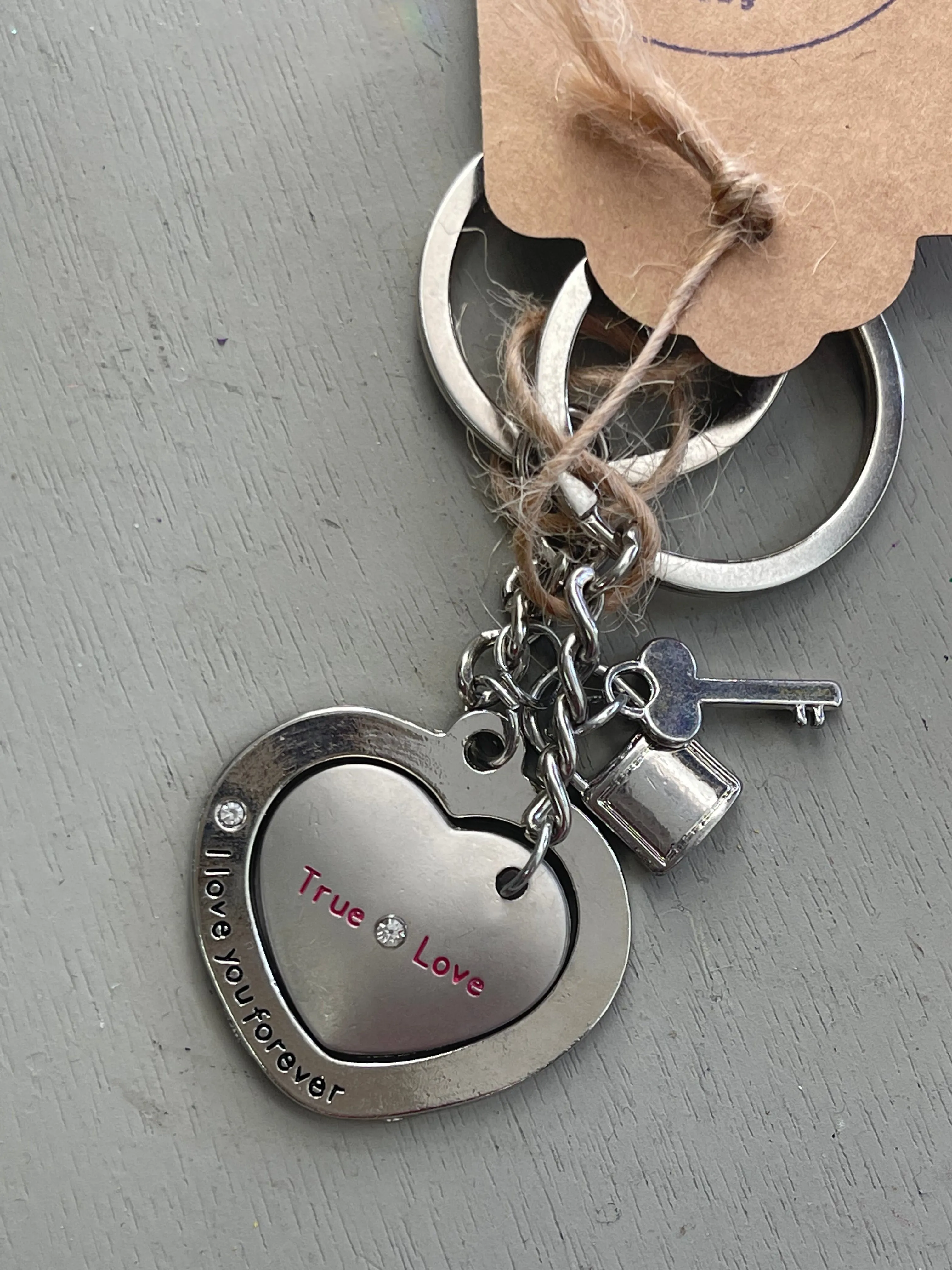 Valentines Day ~ Nesting Heart Keychain Set
