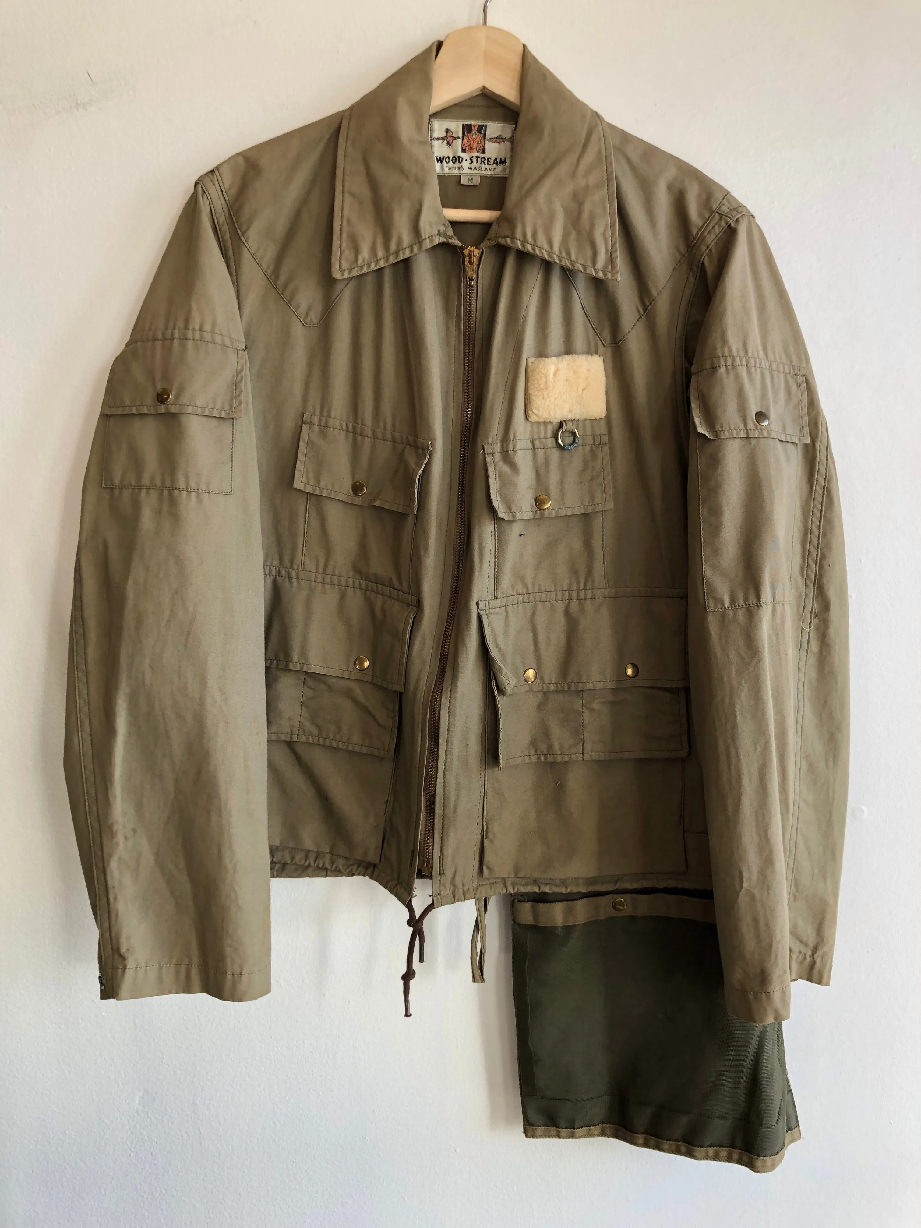 Vintage 1950s Woodstream/Masland Fly Fishing Jacket