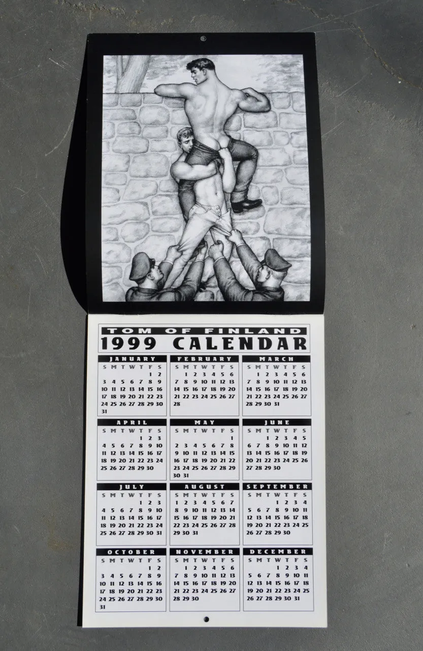 Vintage Tom of Finland 1999 Wall Calendar