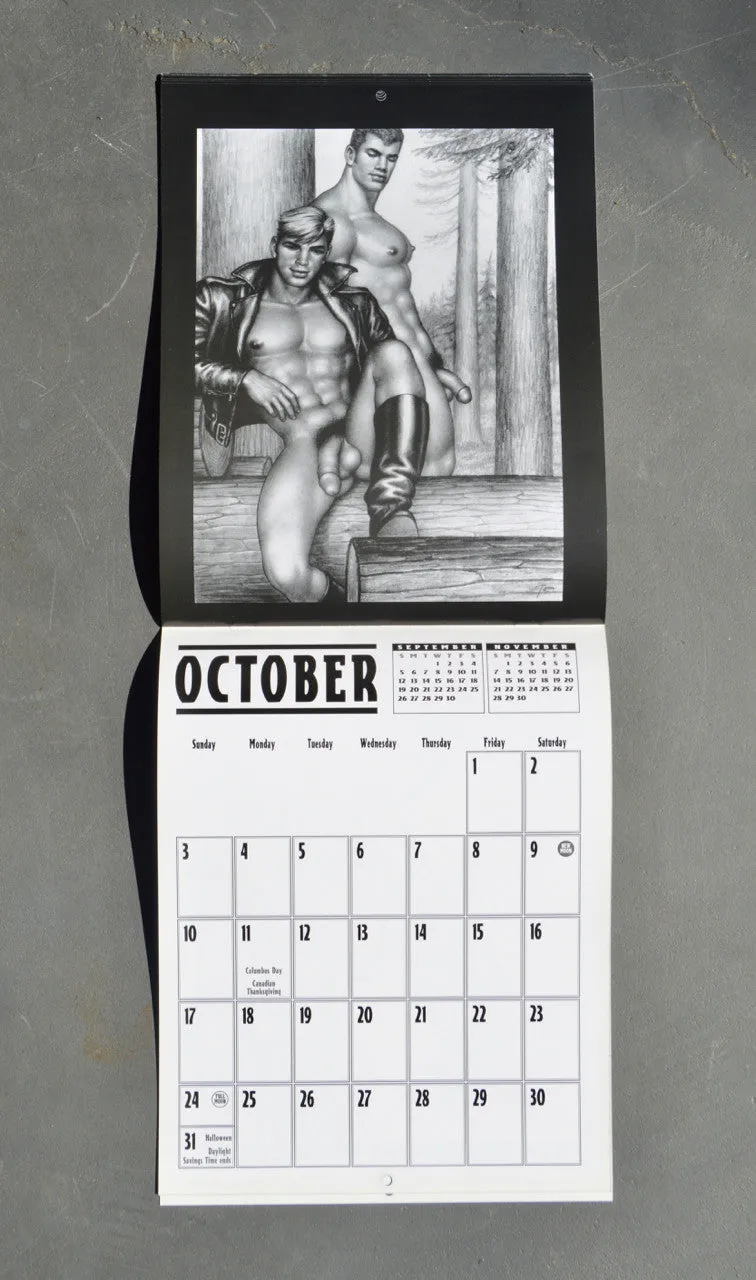 Vintage Tom of Finland 1999 Wall Calendar