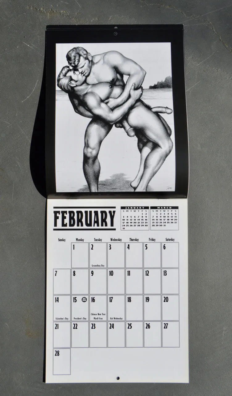 Vintage Tom of Finland 1999 Wall Calendar