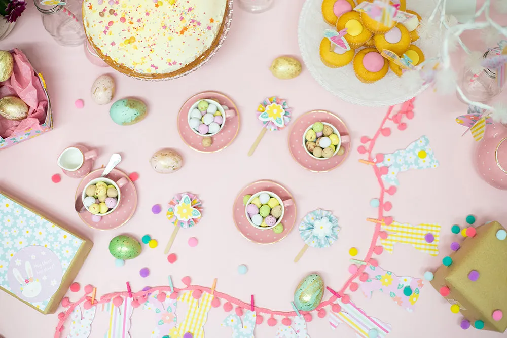 Violet Studio Pom Poms 36 pack  Hoppy Easter