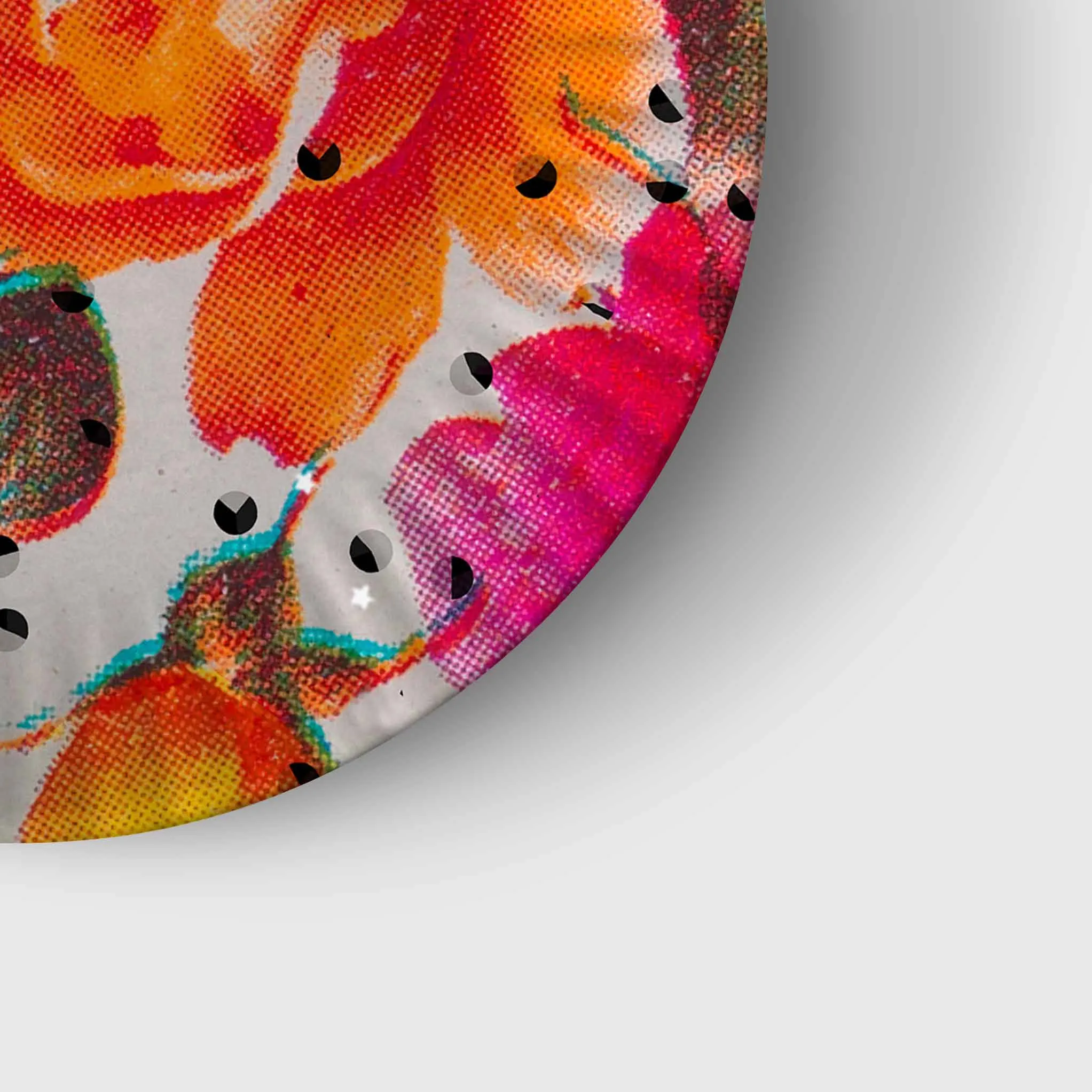 Ya Salam | orange rose plate