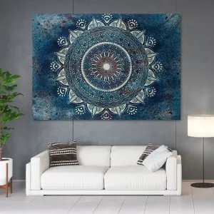 Zen Blue Tapestry