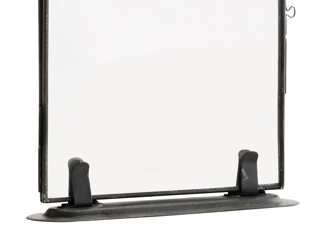 Zinc Edged Glass Frame on Stand
